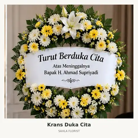 Krans Bunga Duka Rs Elisabeth Semarang