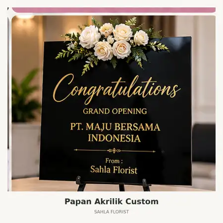 Papan Bunga Akrilik Rs Elisabeth Semarang